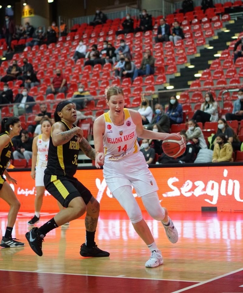 EuroCup Women: Bellona Kayseri Basketbol: 62 - Neve David Ramla: 86
