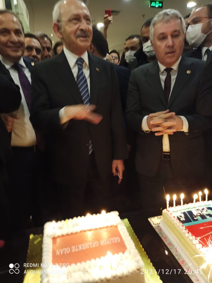 KILIÇDAROĞLU DOĞUM GÜNÜNÜ KAYSERİ’DE KUTLADI