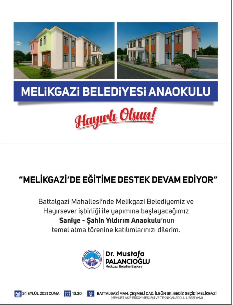 Başkan Palancıoğlu 3 okulun müjdesini verdi
