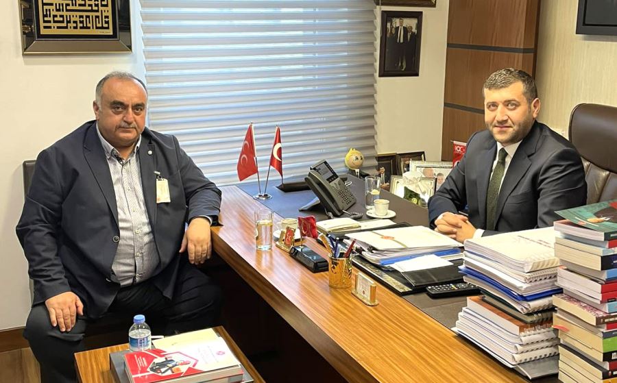 METE EKE, ERSOY’U TBMM’DEKİ ÇALIŞMA OFİSİNDE ZİYARET ETTİ