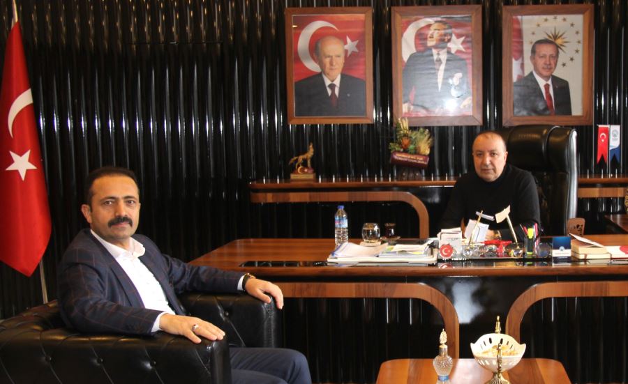 AVŞAR ASLAN BAŞKAN UZUNLUOĞLU’NU ZİYARET ETTİ
