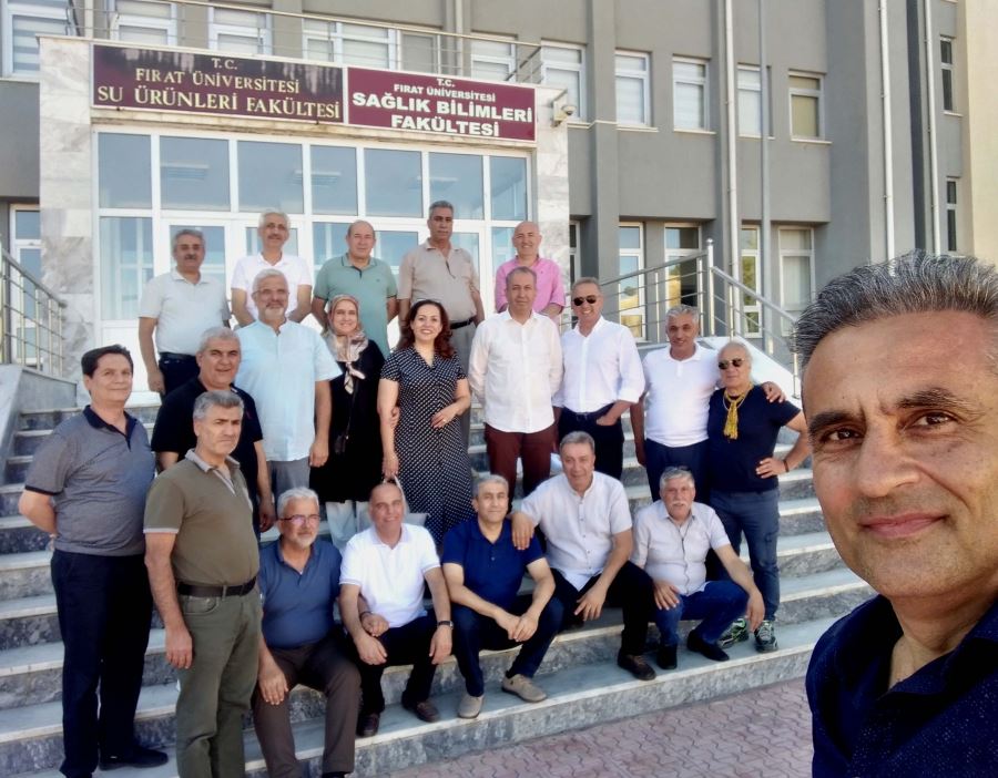 FIRAT ÜNİVERSİTESİ SU ÜRÜNLERİ FAKÜLTESİ  MEZUNLARI, 35 YIL SONRA HASRET GİDERDİ 