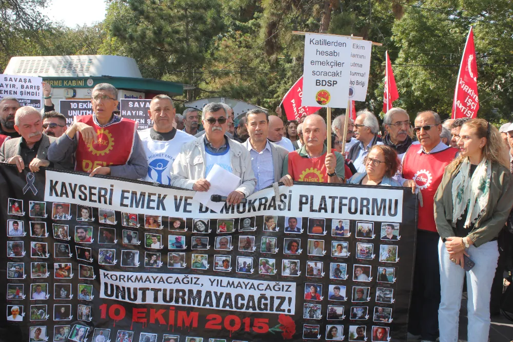 ÜNSAL, 10 EKİM KATLİAMINI UNUTMAYACAĞIZ