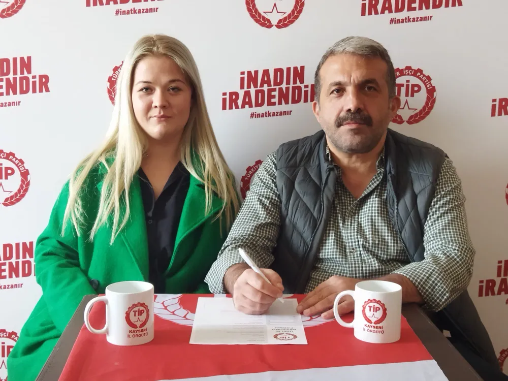 ALTUNER, İŞÇİ PARTİSİNDEN TALAS’A ADAY ADAYI OLDU