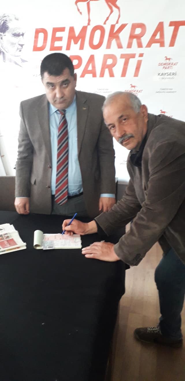 DEMOKRAT PARTİ İL BAŞKANI ÖNER YİĞİTOĞLU: