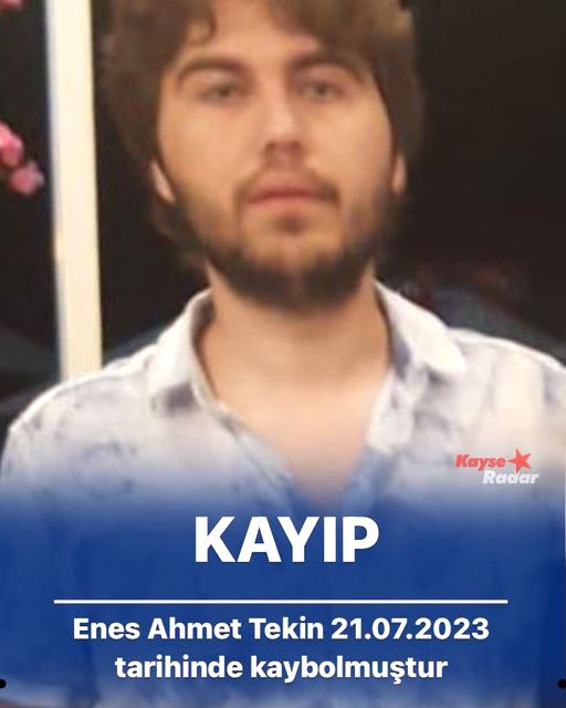 TIP FAKÜLTESİ ÖĞRENCİSİ TEKİN’DEN 12 GÜNDÜR HABER YOK