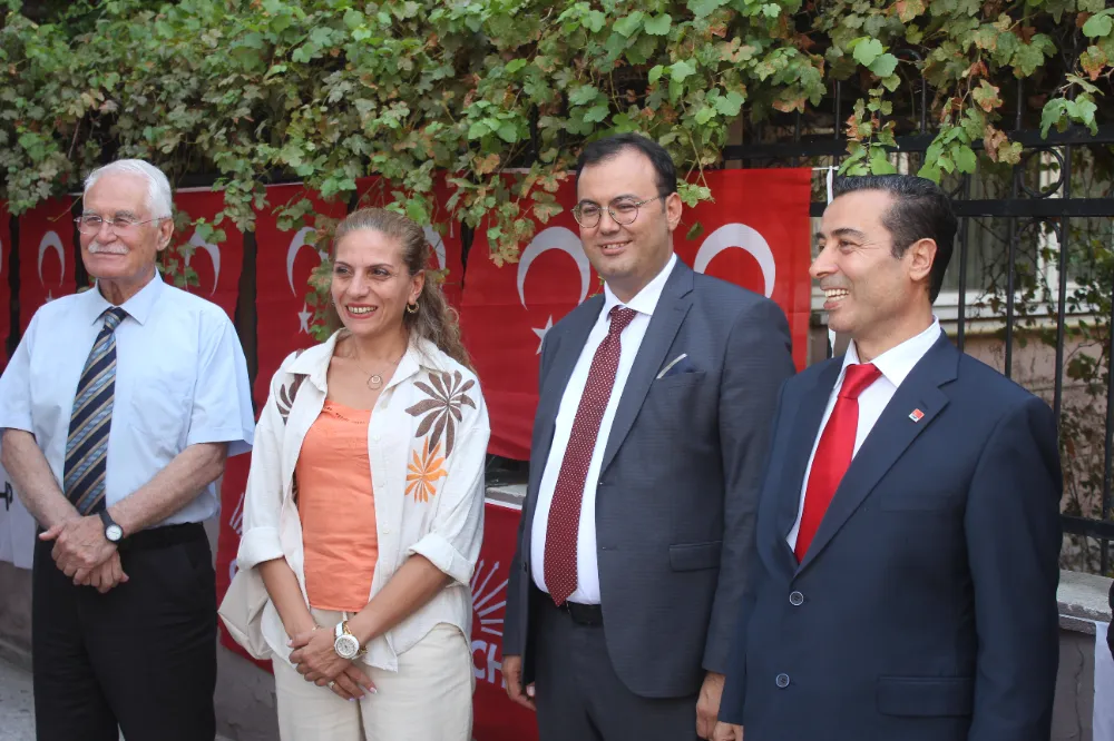 CHP İL BAŞKANI FEYZULLAH KESKİN BASINLA BİR ARAYA GELDİ