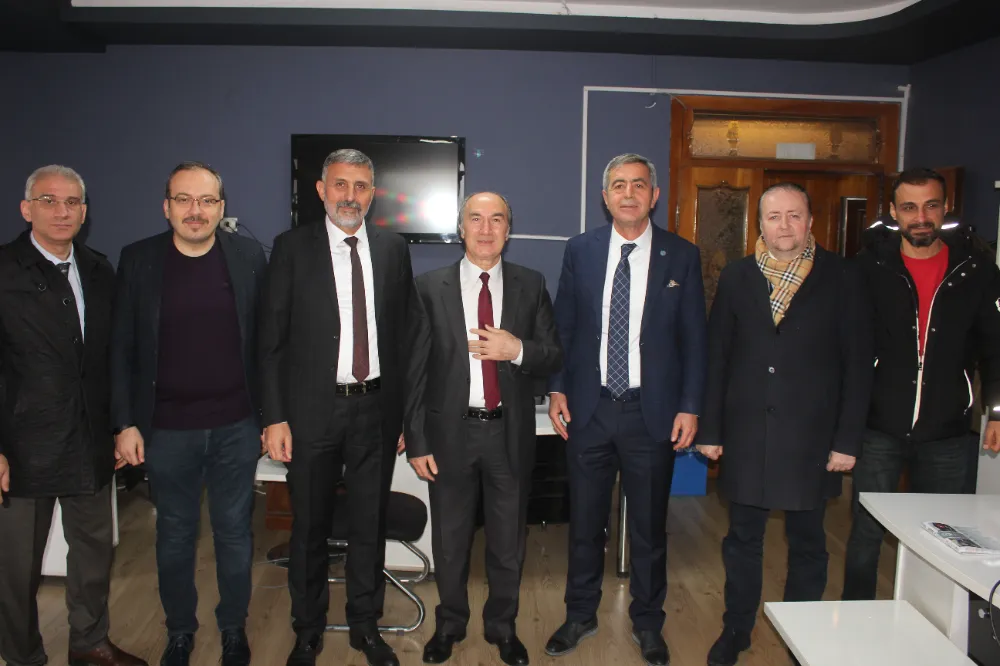 YÜCEL VE ŞAHİN’DEN GAZETEMİZE ZİYARET