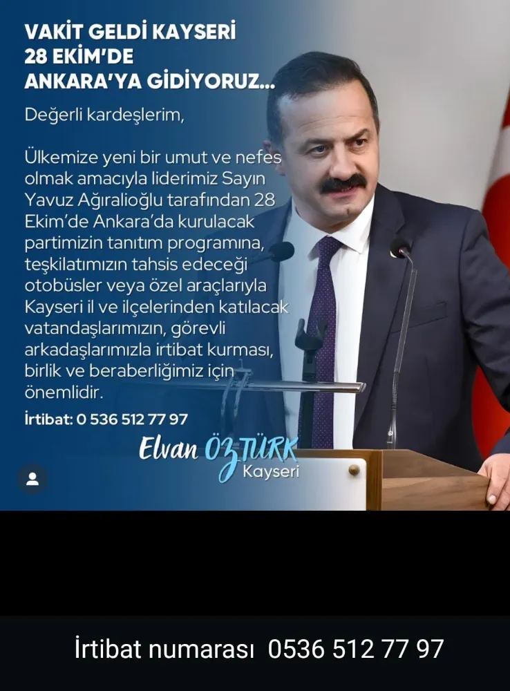 YAVUZ AĞIRALİOĞLU’NUN PARTİ BİNASINDA HAZIRLIKLAR TAMAMLANDI