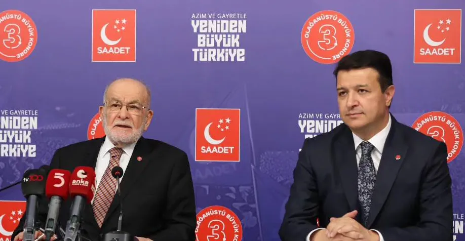 SAADET PARTİSİ 9. OLAĞAN BÜYÜK KONGRESİNİ 24 KASIM’DAYAPACAK