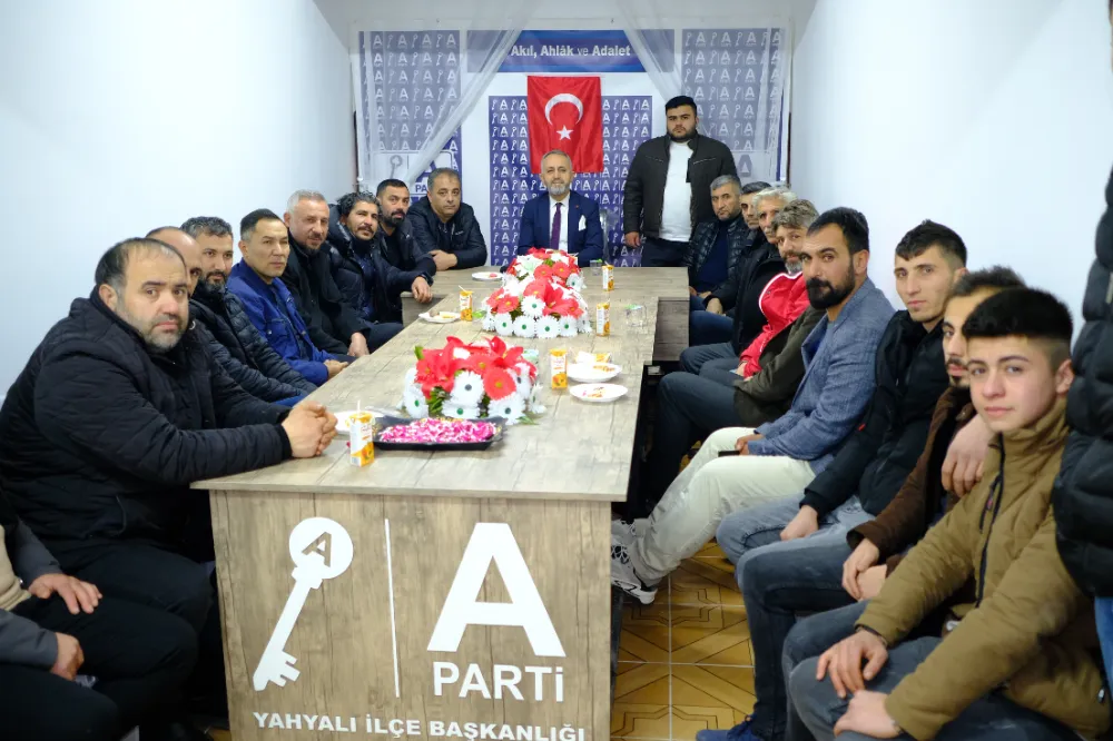 ANAHTAR PARTİ YAHYALI’DA İLK TOPLANTISINI YAPTI