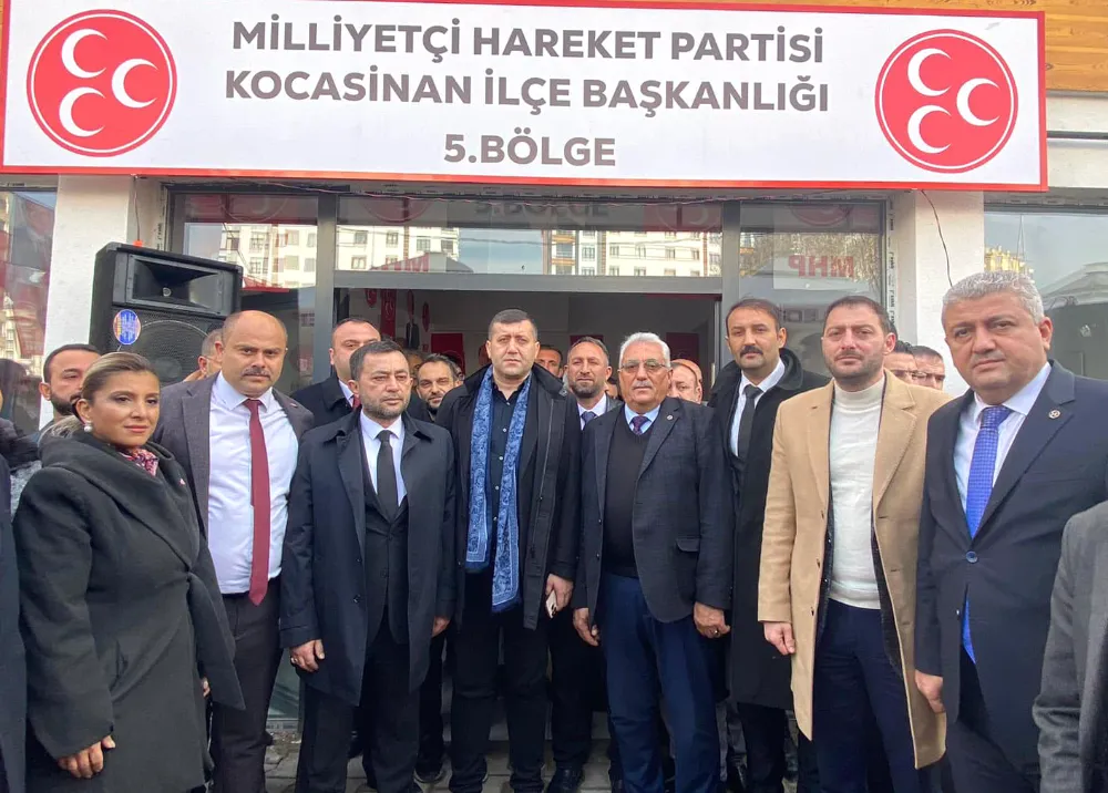 MHP KOCASİNAN 5. BÖLGE BAŞKANLIĞI AÇILDI