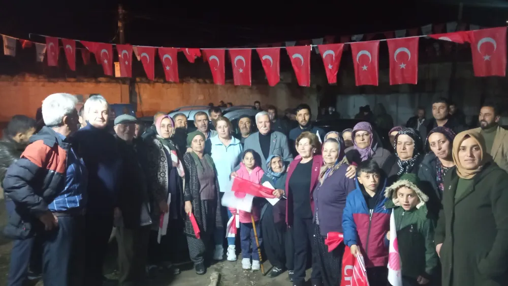 CHP’NİN PINARBAŞI ADAYI YAĞAN, HALEVİKLİLERLE BULUŞTU