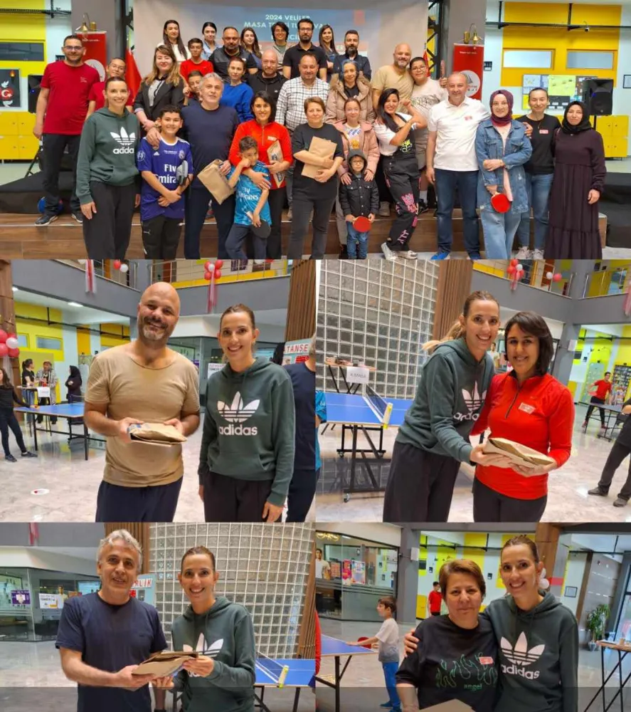 İDEAL KOLEJİNDE VELİLER HÜNERLERİNİ   MASA TENİSİ MÜBABAKASINDA SERGİLEDİ