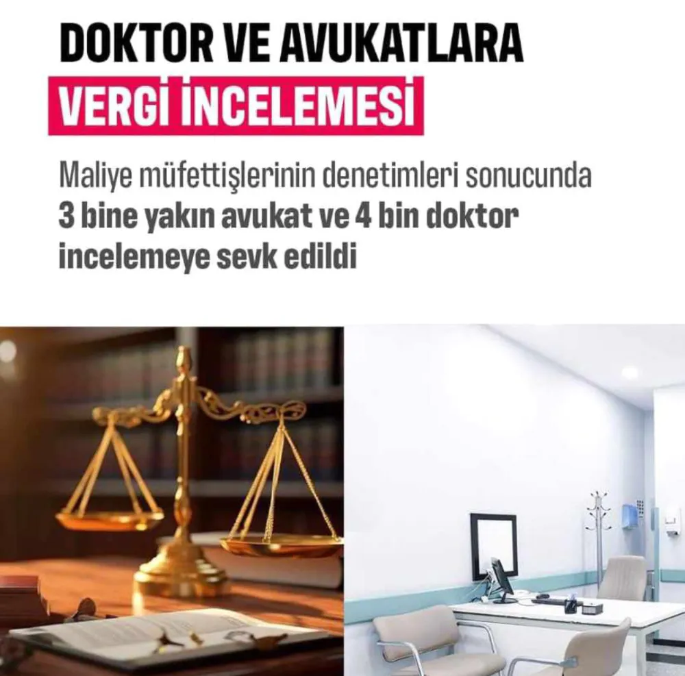 DOKTOR VE AVUKATLARA VERGİ İNCELEMESİ