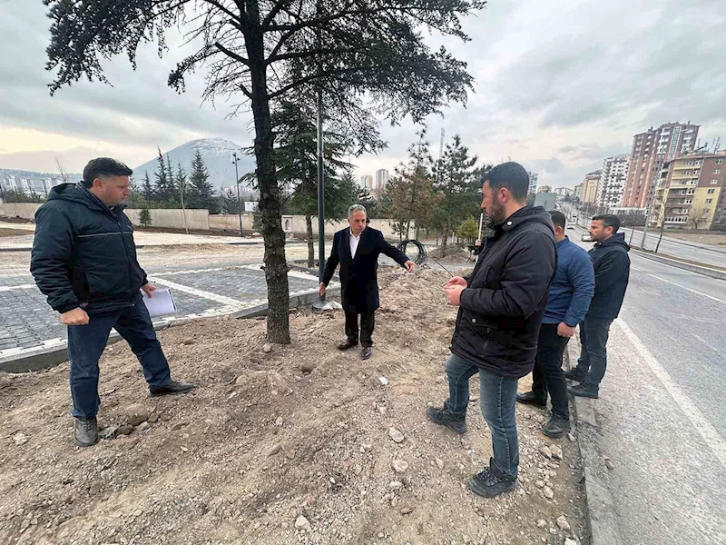 Talas Millet Bahçesi kış soğuk demeden ilerliyor
