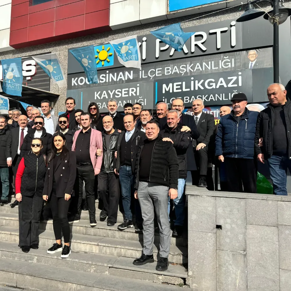 İYİ PARTİLİ MEHMET ASLAN, KAYSERİ TEŞKİLATI DİMDİK AYAKTA