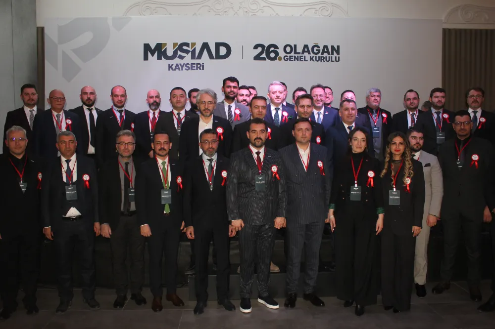 MÜSİAD KAYSERİ ŞUBESİ GENEL KURULUNDA AKMERMER, YENİDEN BAŞKAN SEÇİLDİ