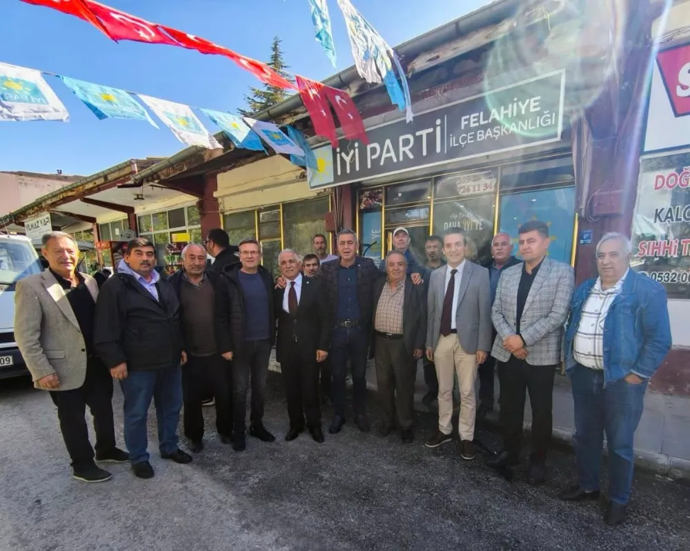 İYİ PARTİ İLÇE KONGRELERİNİ FELAHİYE İLE SÜRDÜRDÜ