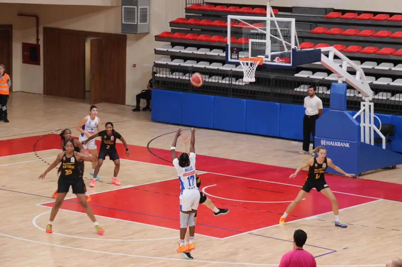 Melikgazi Kayseri Basketbol sezona galibiyetle başladı
