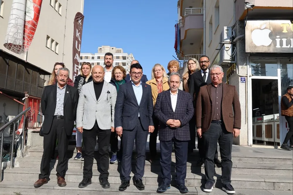 YALÇIN’DAN CHP’Lİ BAŞKANA TEBRİK ZİYARETİ