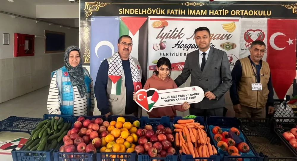 SİNDELHÖYÜK’TE, FİLİSTİNLİ ÇOCUKLAR İÇİN 