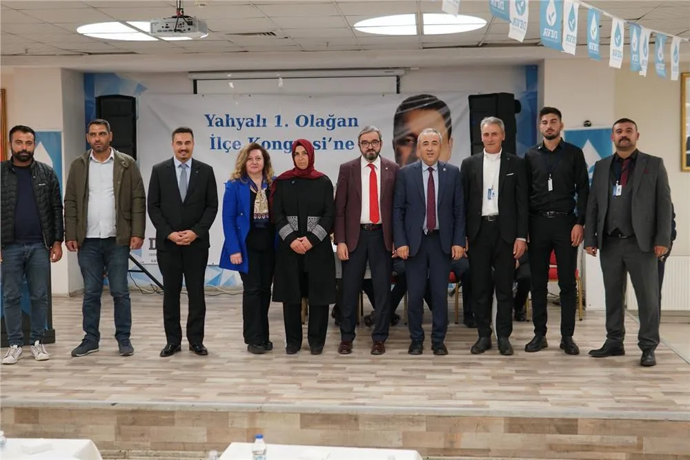 DEVA PARTİSİ YAHYALI’DA KONGRE YAPTI