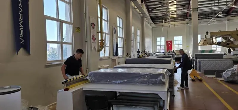 ORAN desteğiyle Kayseri’de kurulan yatak üretim hattı eğitimden dayanışmaya dönüştü
