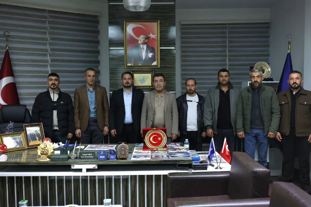 ANAHTAR PARTİ İLÇE BAŞKANI KILIÇ’TAN BAŞKAN METİN’E ZİYARET