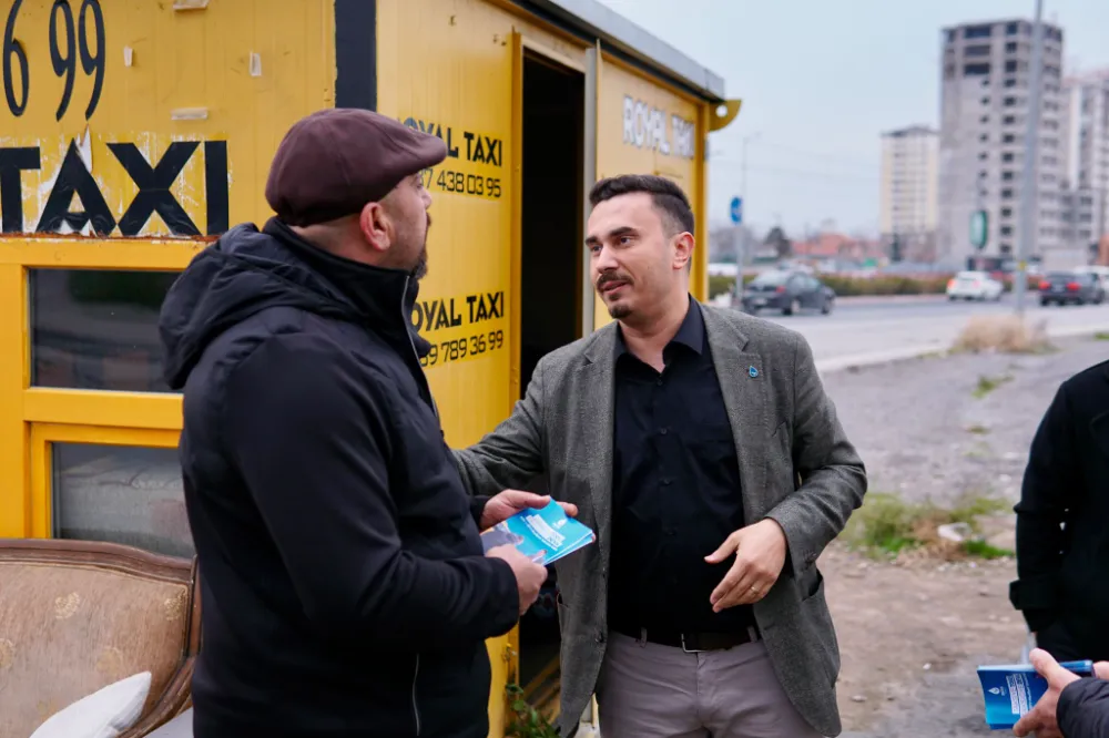 CANDAN TAKSİCİLERİN SORUNLARINI DİNLEDİ