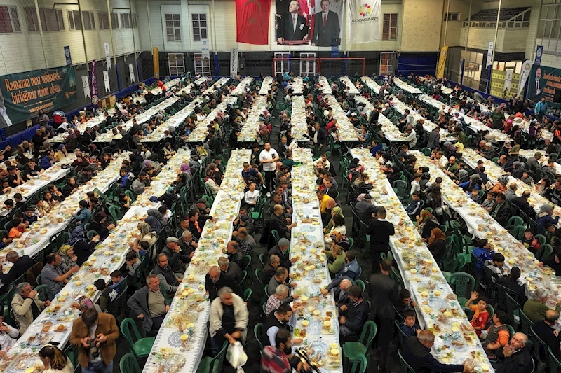 Kocasinan’ın iftarına, 2 bin 500 kişi katıldı
