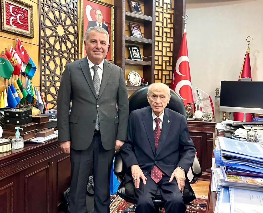 KORKMAZ’DAN BAHÇELİ’YE GEÇMİŞ OLSUN ZİYARETİ
