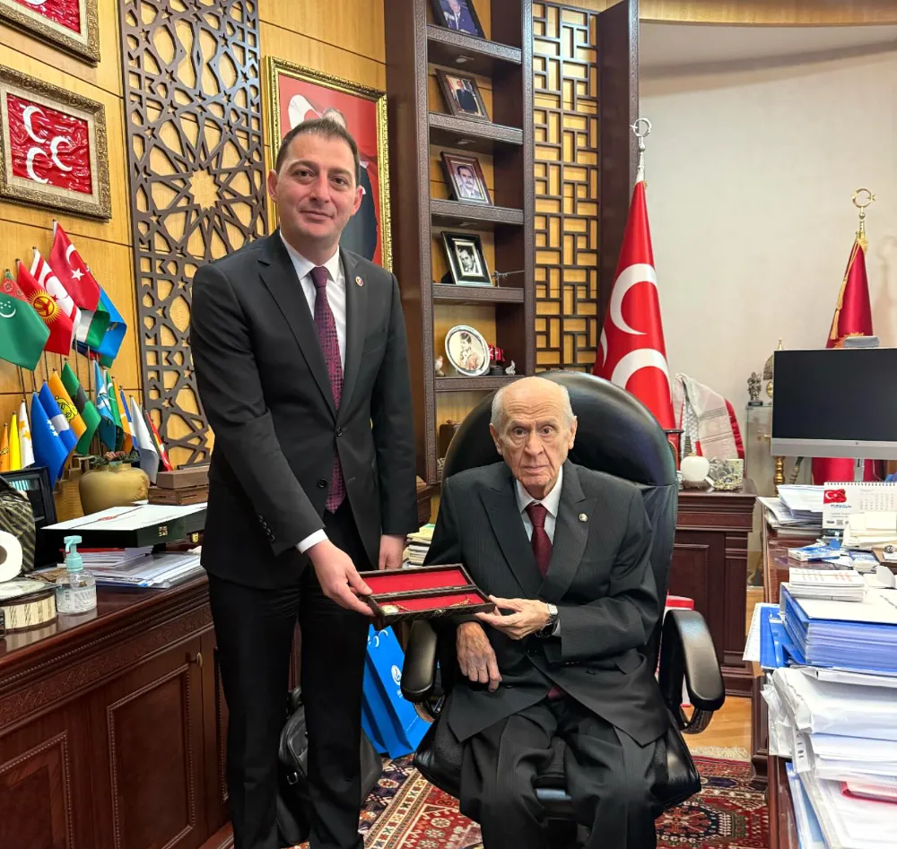 MHP İL BAŞKANI KALIN’DAN BAHÇELİ’YE ZİYARET