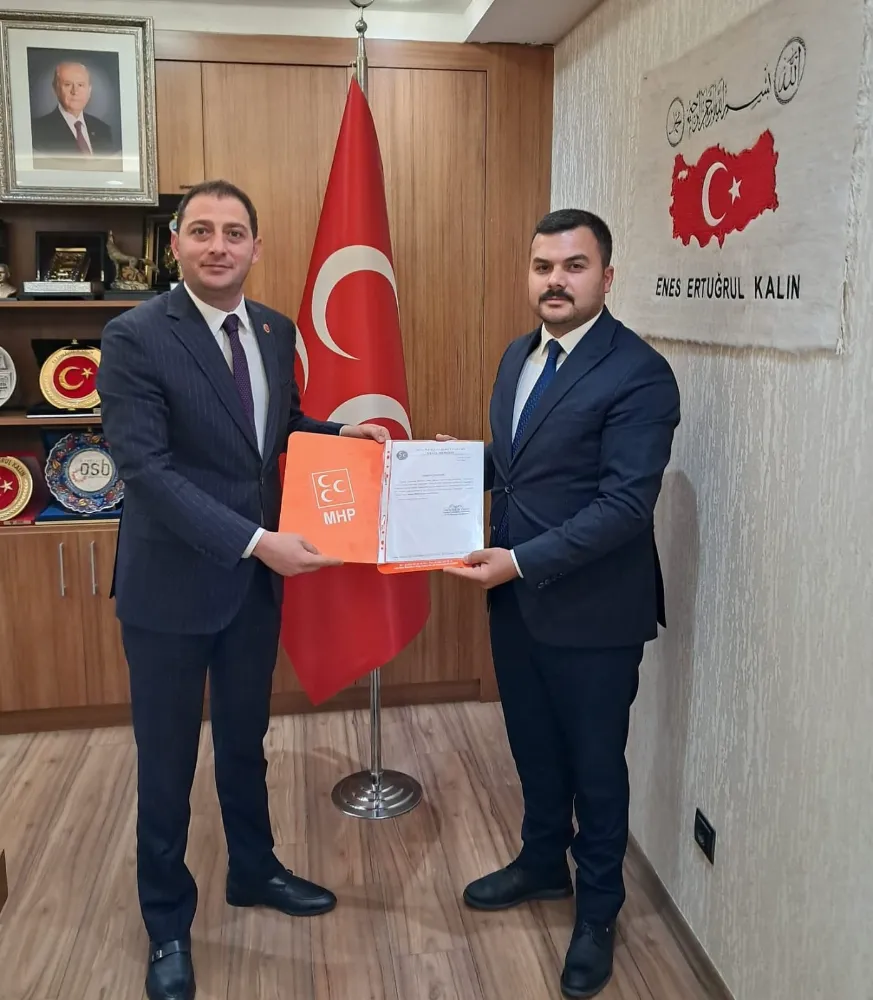 MHP YAHYALI İLÇE BAŞKANLIĞINA AHMET İPEKÇİ ATANDI
