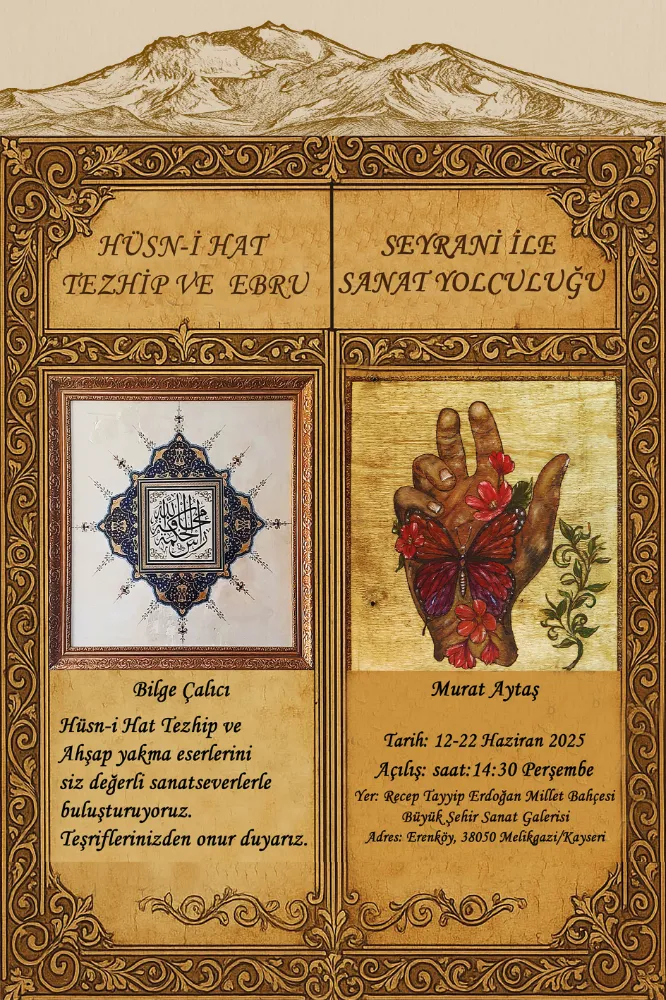 12 HAZİRANDA ORTAK SERGİ AÇACAKLAR
