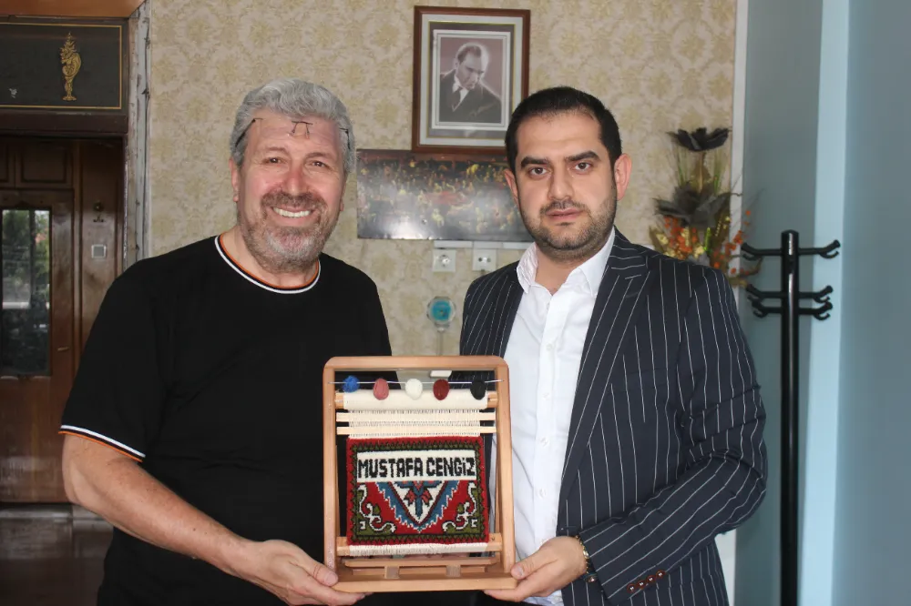 BURAK HALI’DAN GAZETEMİZE NEZAKET ZİYARETİ