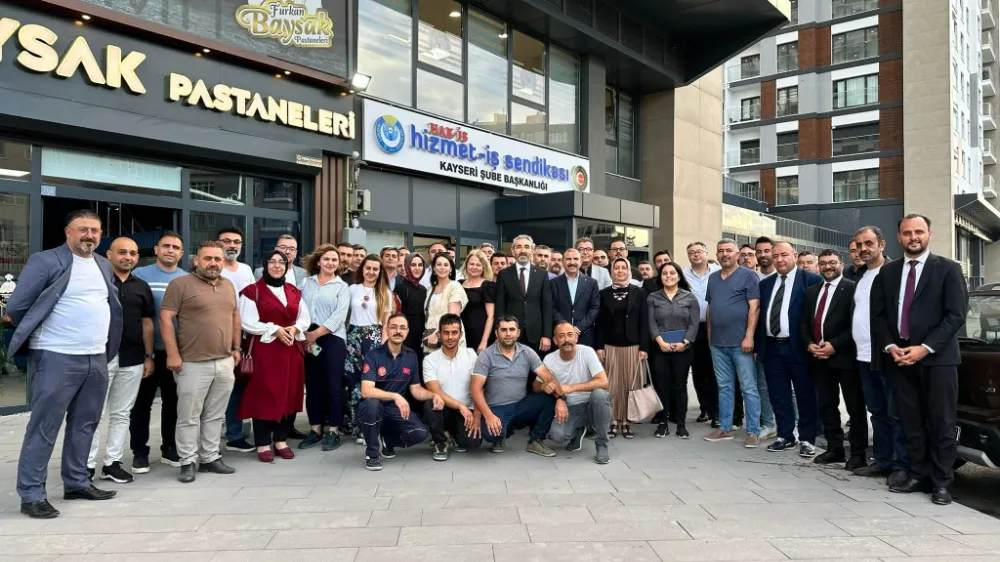 GENEL BAŞKAN YARDIMCISI YILDIZ HİZMET İŞ TOPLANTISINA KATILDI 