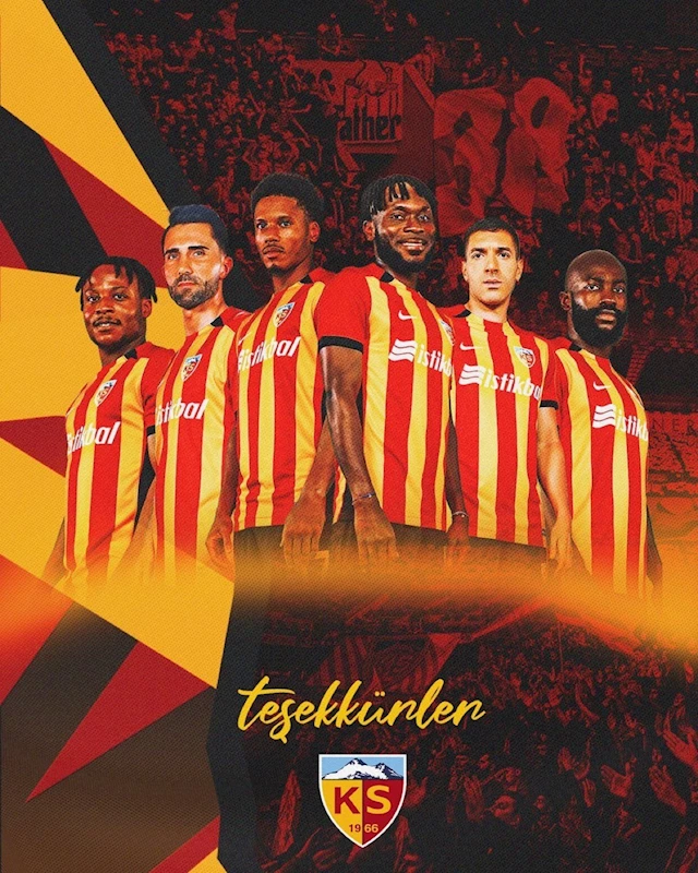 Kayserispor, 6 futbolcu ile yollarını ayırdı
