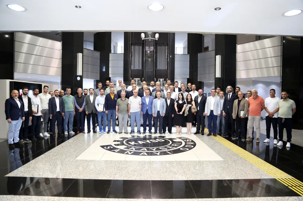 KAYSO’DA ÜYE İSTİŞARE TOPLANTISI VE BERAT TAKDİM TÖRENİ