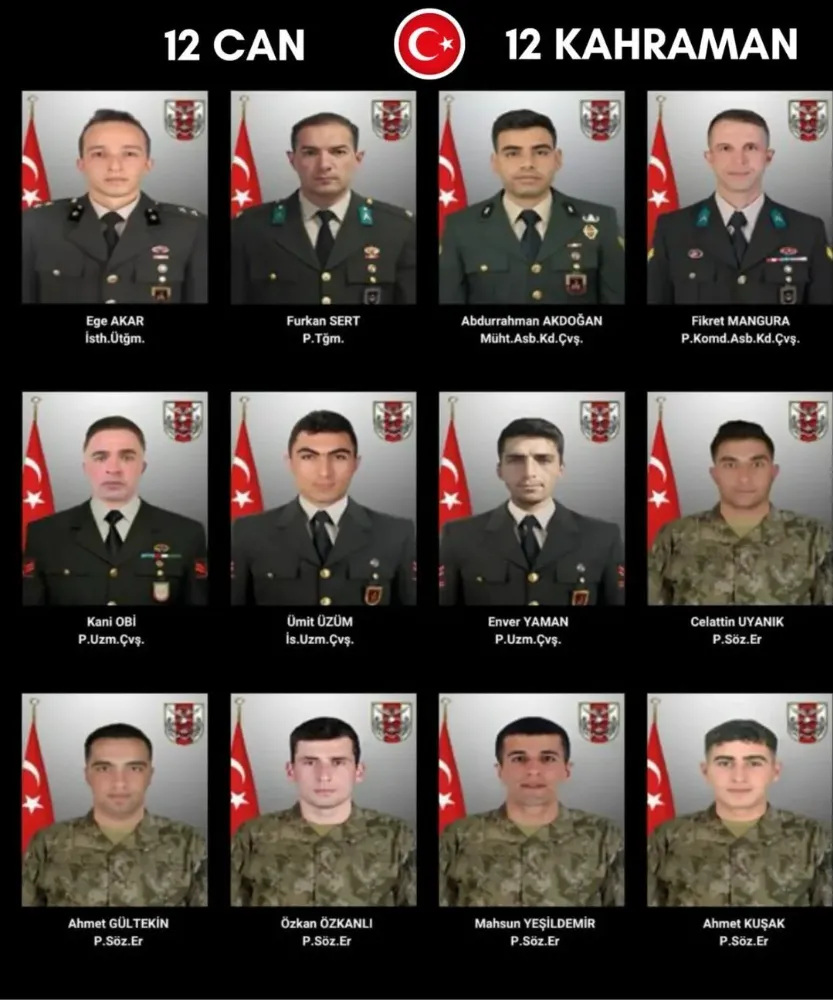 ŞEHİTLERİMİZİN CENAZELERİNİ MADENCİLER ÇIKARTMIŞ