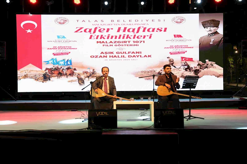 Talas’ta Zafer Coşkusu ‘Malazgirt Filmi’ ile devam etti
