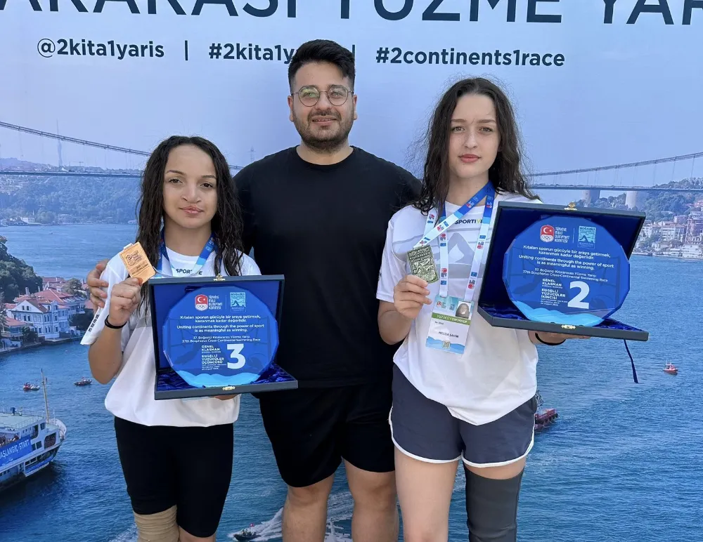 DENİZİ OLMAYAN ŞEHRİN SPORCULARINDAN BOĞAZ YARIŞINDA İKİ BÜYÜK BÜYÜK DERECE 