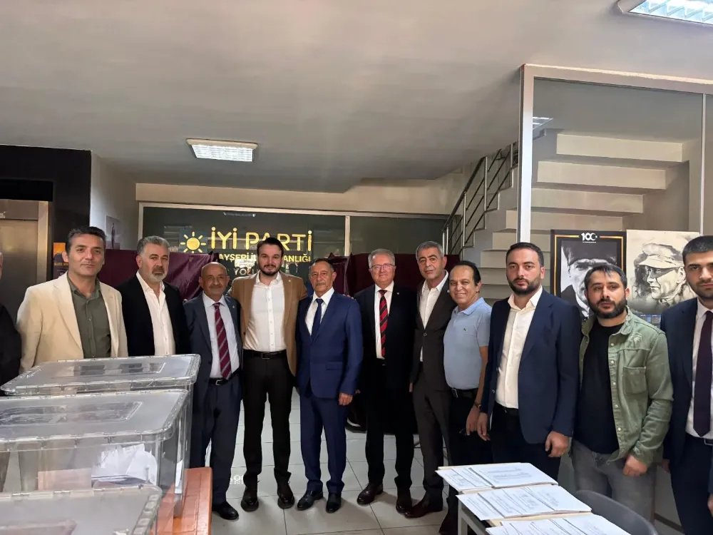    İYİ PARTİ KOCASİNAN VE MELİKGAZİ DELEGE SEÇİMLERİ YAPILDI