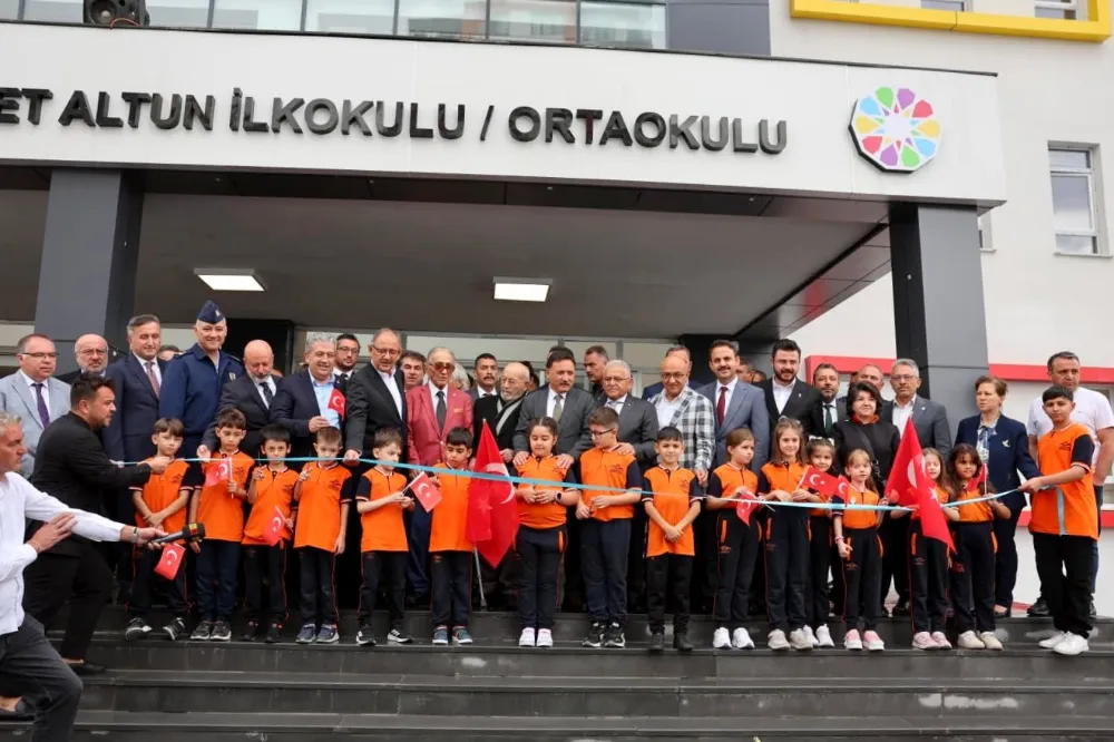 HEM YENİ OKUL HEM DE EĞİTİM ÖĞRETİM YILI AÇILDI